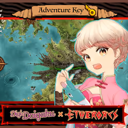 DigiDaigaku #36 - Hyacinth | EtherOrcs Adventure Key (DigiDaigaku Genesis)