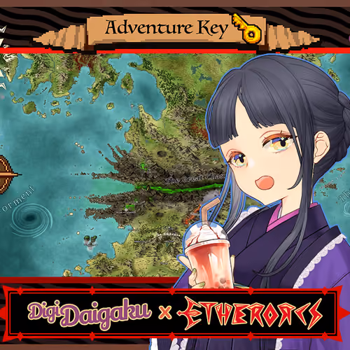 DigiDaigaku #1743 - Moe | EtherOrcs Adventure Key (DigiDaigaku Genesis)