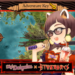 DigiDaigaku #1317 - Bora | EtherOrcs Adventure Key (DigiDaigaku Genesis)