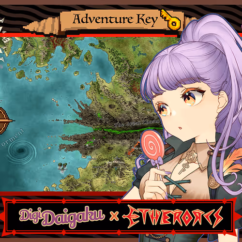 DigiDaigaku #1635 - Mikala | EtherOrcs Adventure Key (DigiDaigaku Genesis)