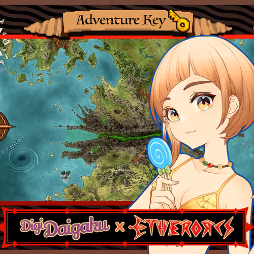 DigiDaigaku #280 - Leonora | EtherOrcs Adventure Key (DigiDaigaku Genesis)