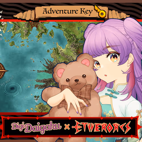 DigiDaigaku #1372 - Koharu | EtherOrcs Adventure Key (DigiDaigaku Genesis)