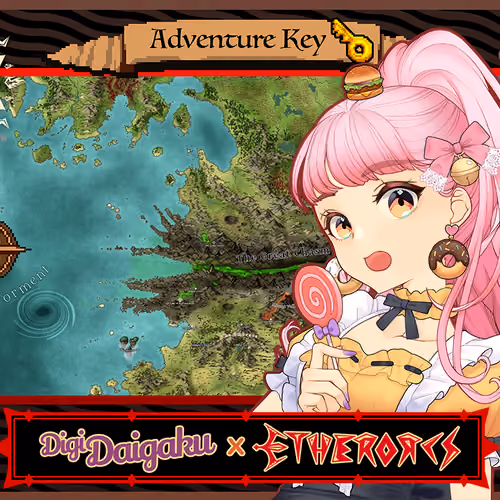 DigiDaigaku #1735 - Yae | EtherOrcs Adventure Key (DigiDaigaku Genesis)