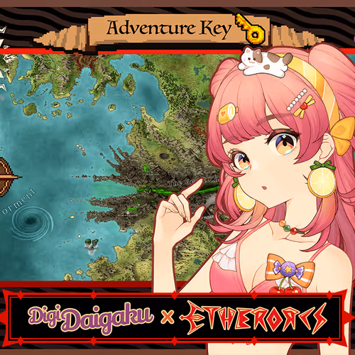 DigiDaigaku #1586 - Eilish | EtherOrcs Adventure Key (DigiDaigaku Genesis)