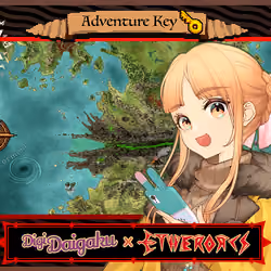 DigiDaigaku #617 - Tomoko | EtherOrcs Adventure Key (DigiDaigaku Genesis)