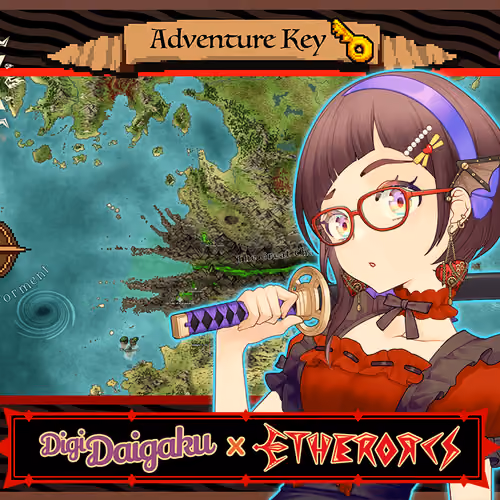 DigiDaigaku #1242 - Harlow | EtherOrcs Adventure Key (DigiDaigaku Genesis)