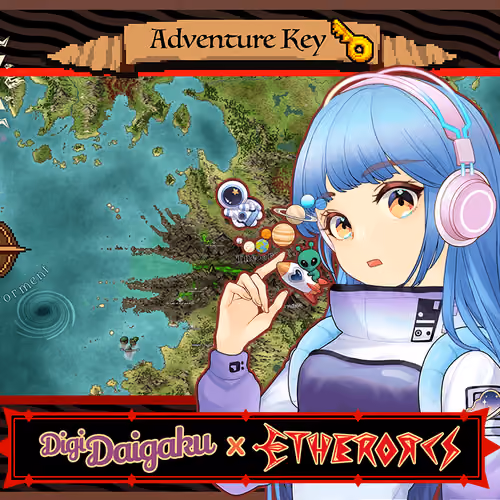 DigiDaigaku #1328 - Myley | EtherOrcs Adventure Key (DigiDaigaku Genesis)