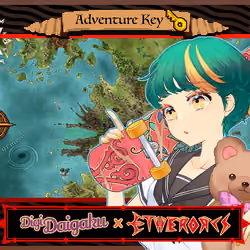 DigiDaigaku #1490 - Zarliah | EtherOrcs Adventure Key (DigiDaigaku Genesis)