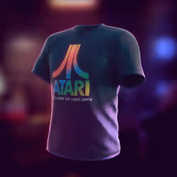 Atari Logo Black T-shirt #97