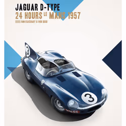 JAGUAR D TYPE - TRIBUTE | 24H LE MANS 1957 #1/50