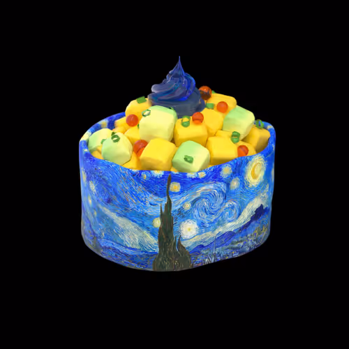 Cryptosushis Van Gogh Sushi