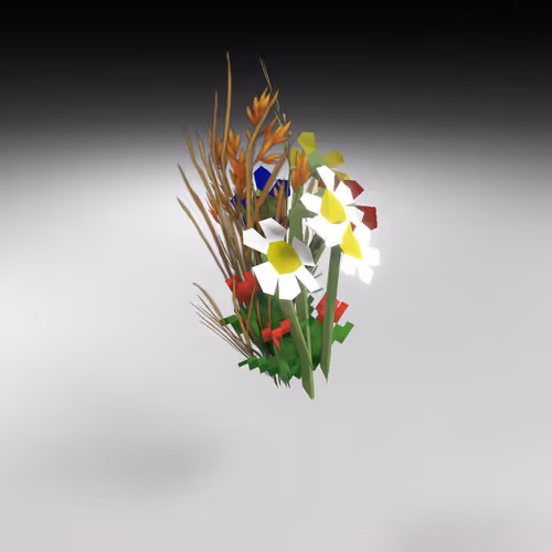 Hand-hacked Bouquet 118