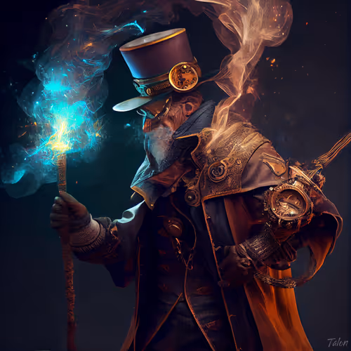 Steampunk Wizard 3