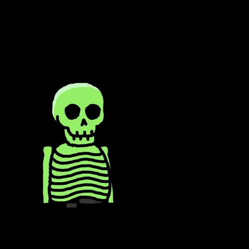 Rainbow Skull #760