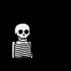 Rainbow Skull #5720