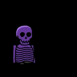 Rainbow Skull #2154