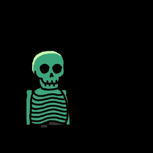 Rainbow Skull #6888