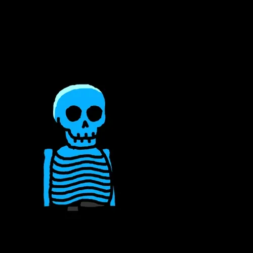 Rainbow Skull #18