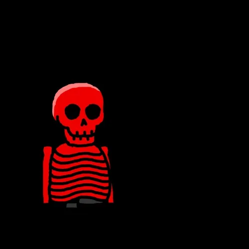 Rainbow Skull #2062