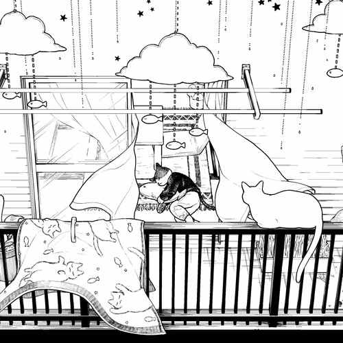 Hachiwale Manga Art