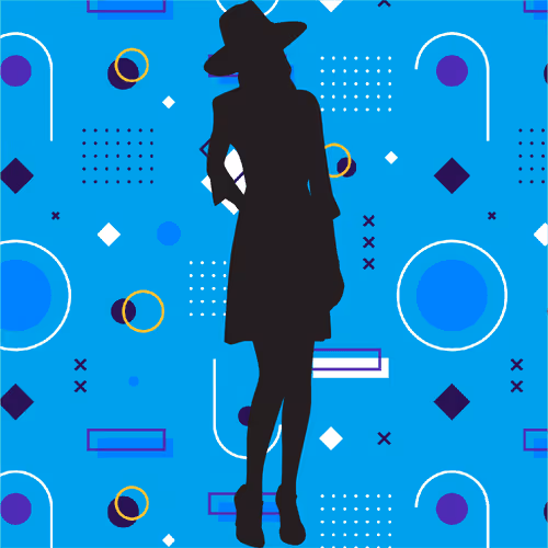 Fashion Silhouette Female Models