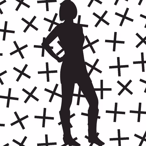 Fashion Silhouette Female Models