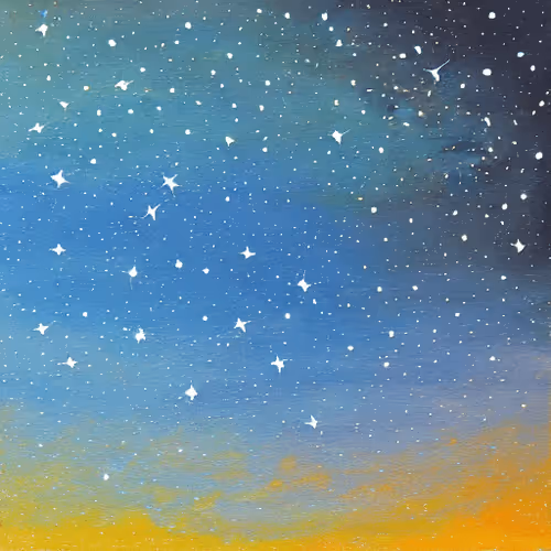 Mysterious Starry Sky By Anon