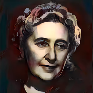Agatha Christie - Digital Portraiture