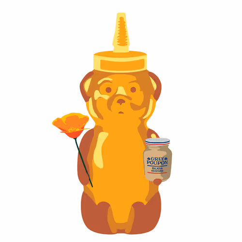 Poppy Mustard Bear