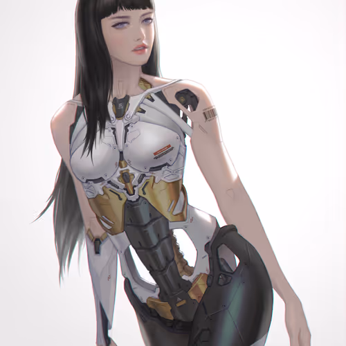 Mecha girl - The first model
