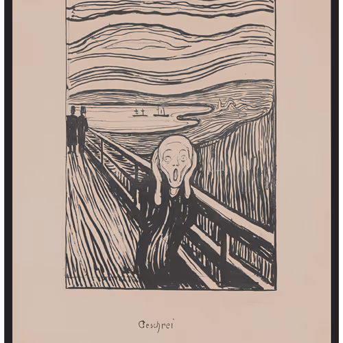Elmonx The Scream 1895 Litho