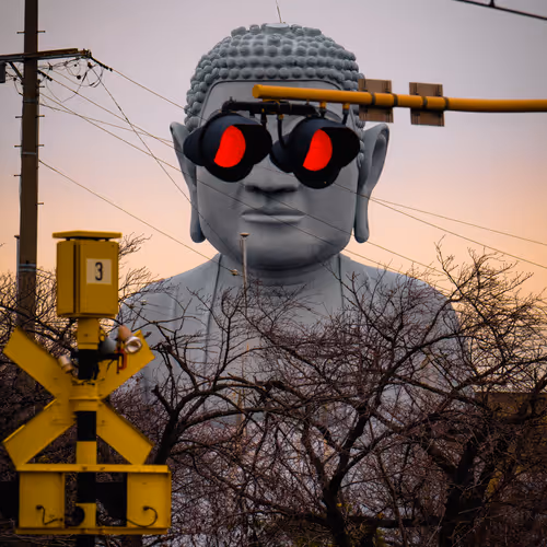 Iconic Japan #24 "Sunglasses Buddha"