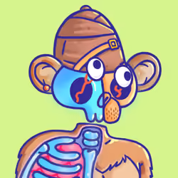 BORED APE BONES CLUB #2470
