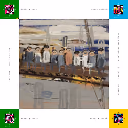 All One No. 35: Eleven workers lunch on a beam above the city