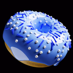 Blue Donut #1/20