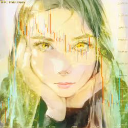 Crypto Chart Girl #1 幻舞; Genbu