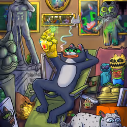 PepeCat collection room