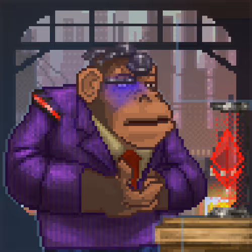Cyberpunk Ape Executives #12