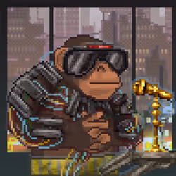 Cyberpunk Ape Executives #377