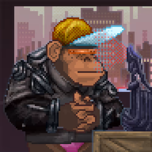 Cyberpunk Ape Executives #1076
