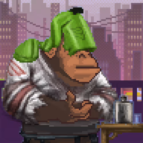 Cyberpunk Ape Executives #77
