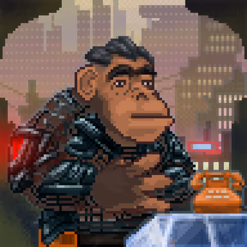 Cyberpunk Ape Executives #21