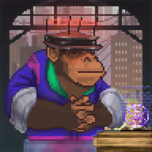 Cyberpunk Ape Executives #25