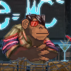 Cyberpunk Ape Executives #318
