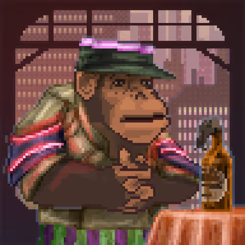 Cyberpunk Ape Executives #1044