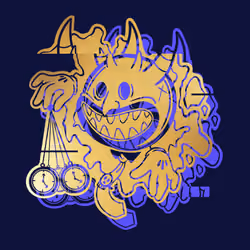 Hypnotising Devil Gold Glitch Series