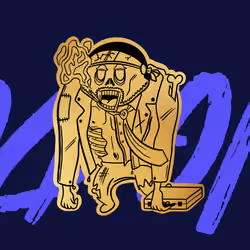Biker Zombie Banker Gold Series