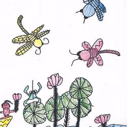 Lotus picking in Jiangnan