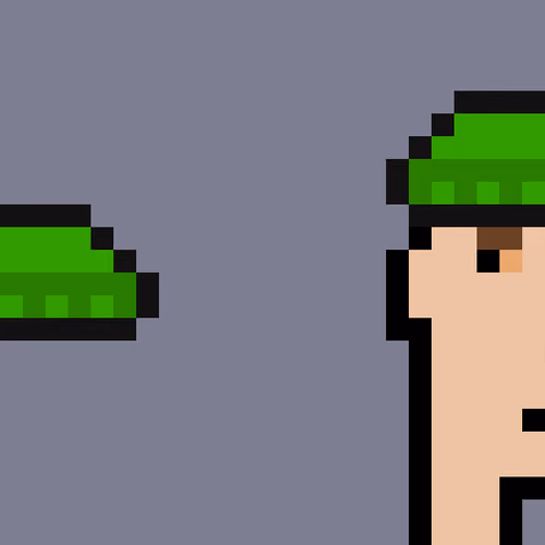 Green Knitted Cap