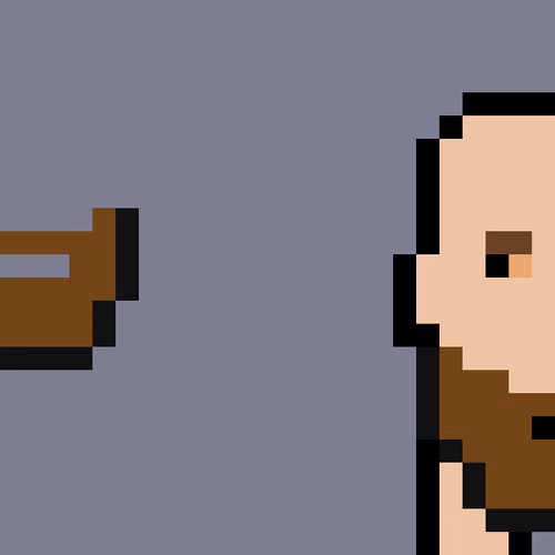 Dark Brown Luxurious Beard